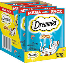 Dreamies Lax Kattgodis - Krispiga Snacks för Katter