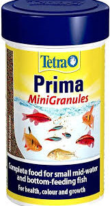 Tetra Prima Mini Granulat - Helfoder för Små Fiskar 100ml